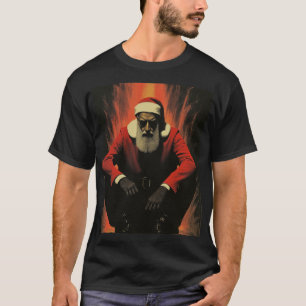 Crouching Santa Claus from Hell T-Shirt