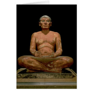 Crouching Scribe Statue