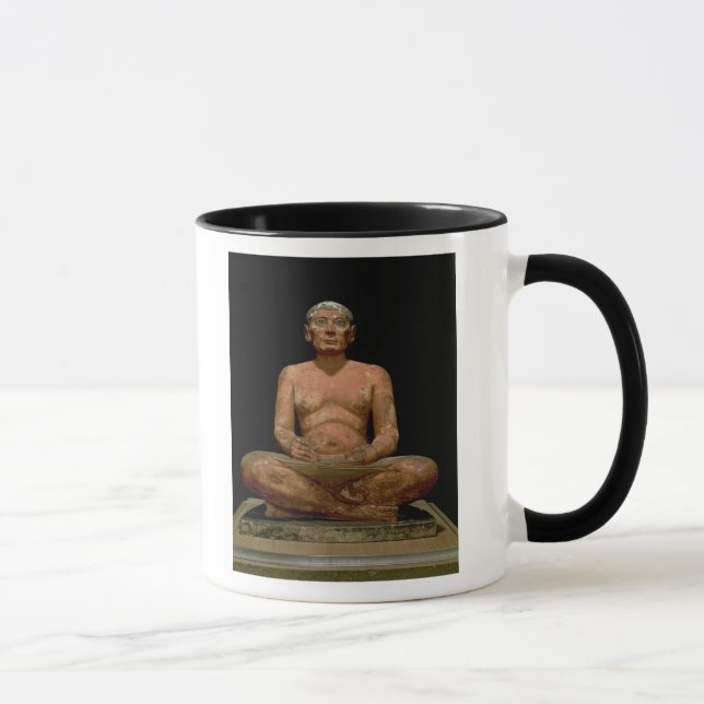 Crouching Scribe Statue Mug (Right)