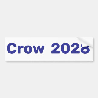 Crow 2028 Jason Crow for President Bumper Sticker