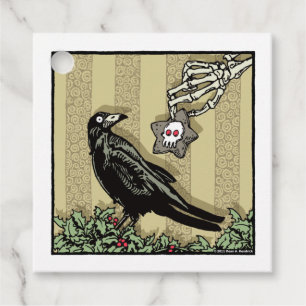 Crow and Cookie - Gift Tags Pop Goth Holiday
