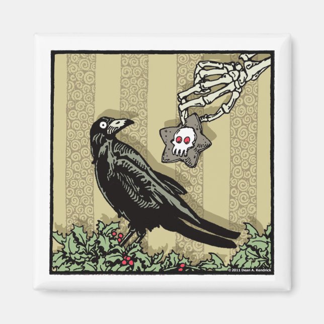 Crow and Cookie - Magnet Pop Goth Holiday (Front)