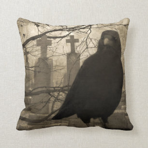 Crow and Crosses Cushion