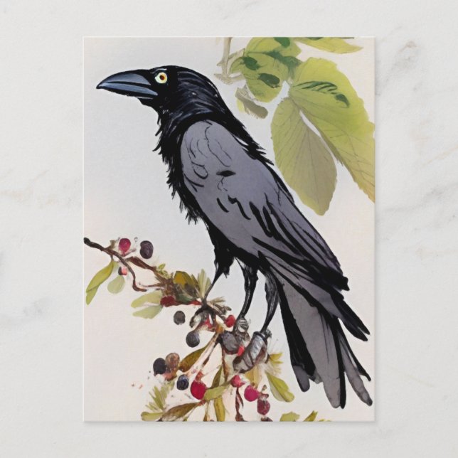 Crow Art Card (Front)