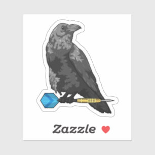 Crow at Darts with Dart