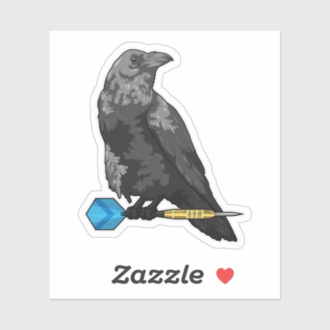 Crow at Darts with Dart (Sheet)