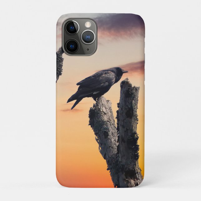 Crow at Sunrise Case-Mate iPhone Case (Back)