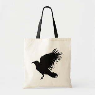 Crow - black tote bag