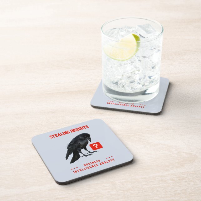 Crow Business Intelligence Analyst Coaster (Right Side)