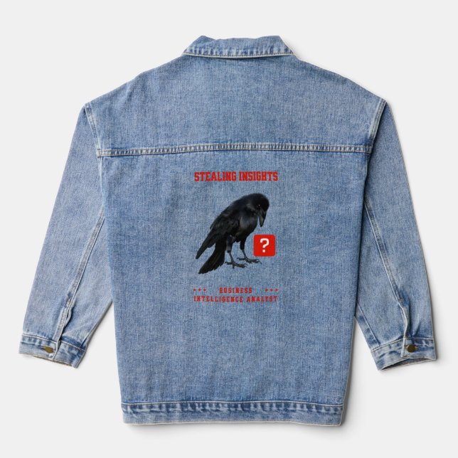 Crow Business Intelligence Analyst Denim Jacket (Back)