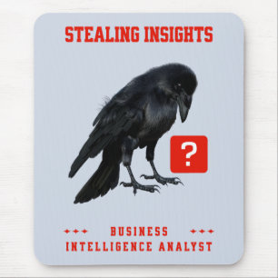 Crow Business Intelligence Analyst Mouse Pad