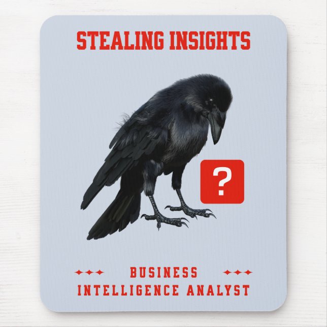 Crow Business Intelligence Analyst Mouse Pad (Front)
