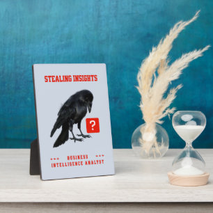 Crow Business Intelligence Analyst Plaque