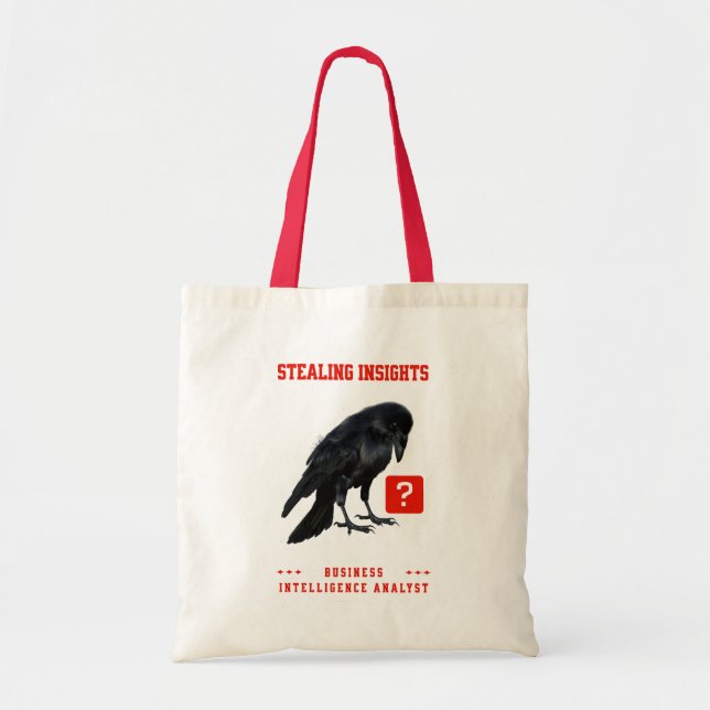 Crow Business Intelligence Analyst Tote Bag (Front)