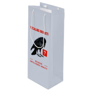 Crow Business Intelligence Analyst Wine Gift Bag