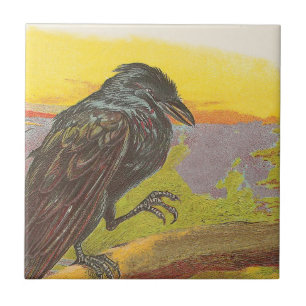 Crow Ceramic Tile