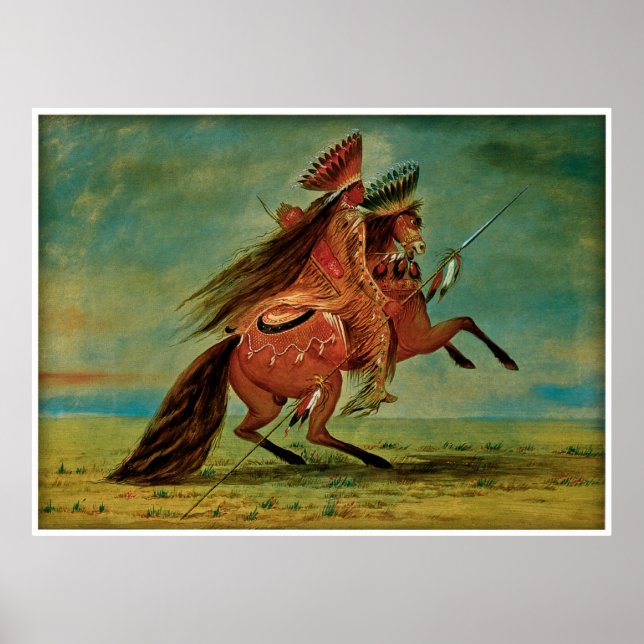 Crow Chief by George Catlin 1850 Poster (Front)