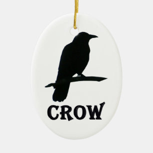 Crow Christmas Ornament