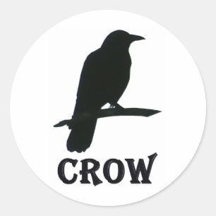 Crow Classic Round Sticker