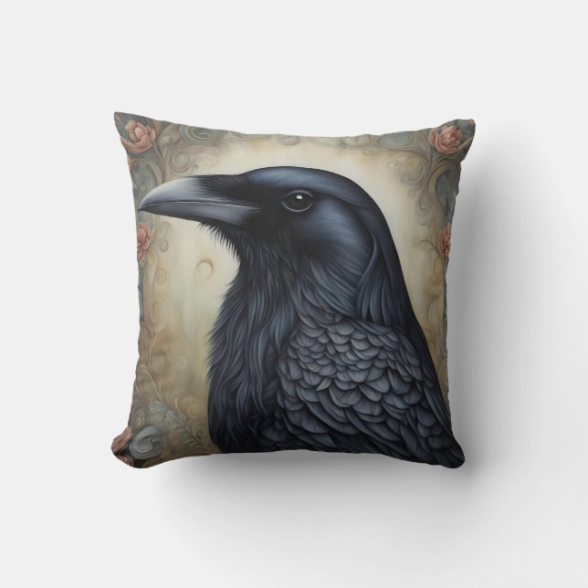 Crow Cushion (Front)