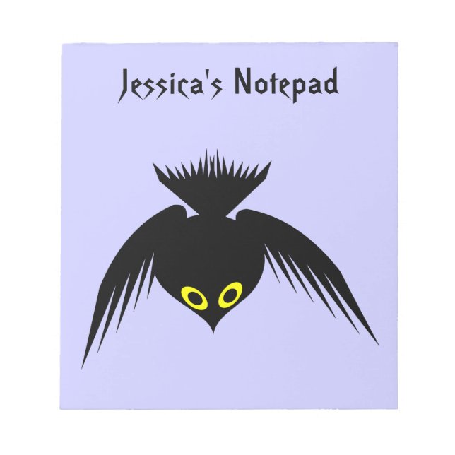 Crow Customisable Notepad (Front)