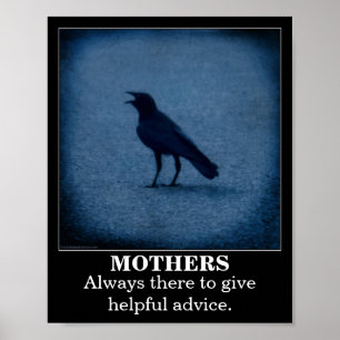 Crow demotivational poster