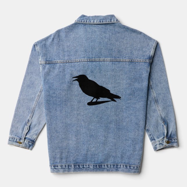 CROW Denim Jacket (Back)