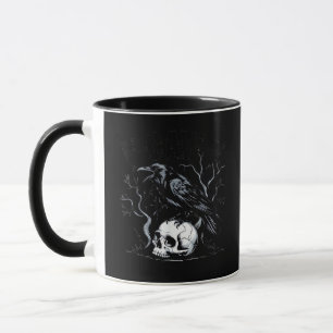 Crow, F-Caw-F Bird Moon Gothic Adult Humor Mug
