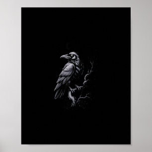 Crow, F-Caw-F Funny Bird Classic Cool Poster