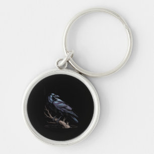 Crow, F-Caw-F Funny Bird Funny Quote Key Ring
