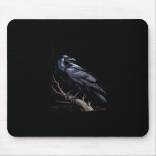 Crow, F-Caw-F Funny Bird Funny Quote Mouse Pad