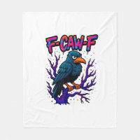 Crow, F-Caw-F Funny Bird Moon Gothic Adult Humour 