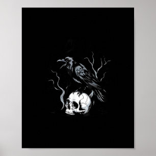 Crow F-Caw-F Funny Bird Saying Humor Meme Desin Poster