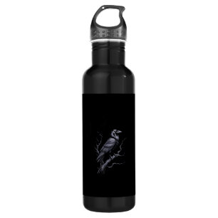Crow F-Caw-F Funny Bird Saying Humour Meme 710 Ml Water Bottle