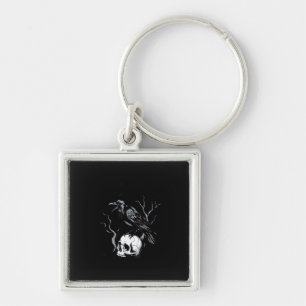 Crow F-Caw-F Funny Bird Saying Humour Meme Desin Key Ring