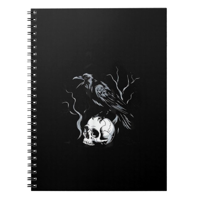 Crow F-Caw-F Funny Bird Saying Humour Meme Desin Notebook (Front)