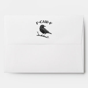 Crow F-CAW-F Halloween Envelope