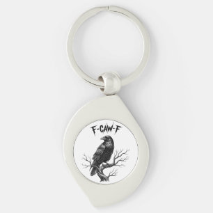 Crow - F-Caw-F Key Ring
