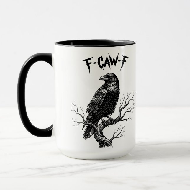 Crow - F-Caw-F Mug (Left)