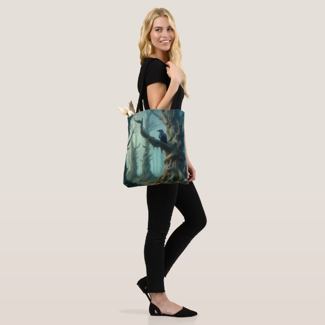 Crow Forest  Tote Bag (On Model)