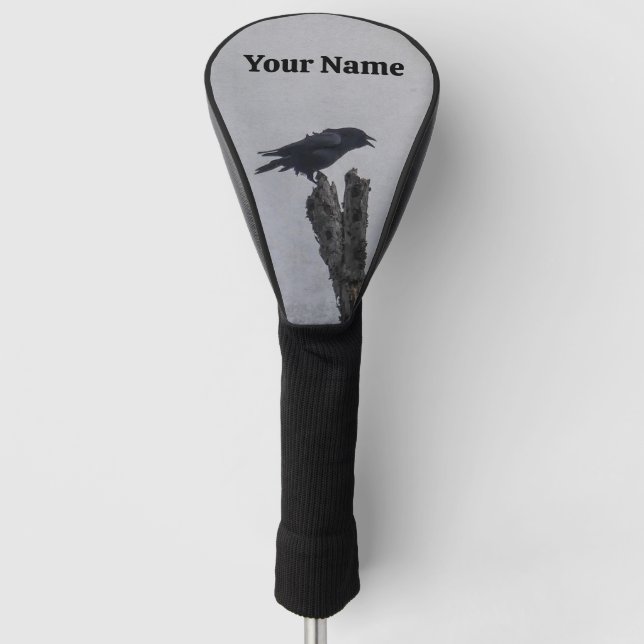 Crow Golf Head Cover (Front)