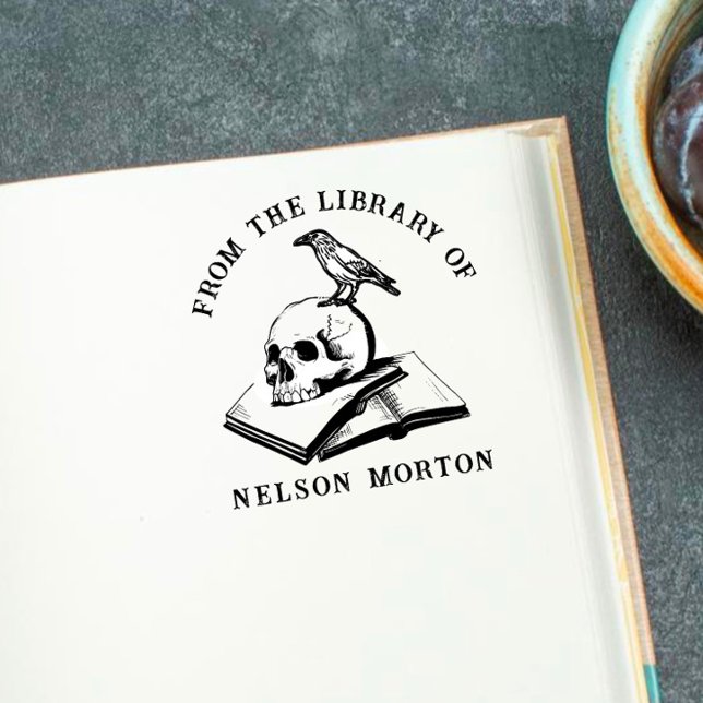 Crow | Gothic Skull From The Library Of Rubber Stamp (Creator Uploaded)