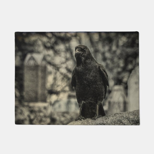 Crow Greeter Doormat (Front)