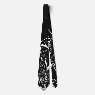 Crow Guardian Tie