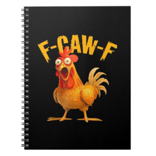 Crow Humour F-Caw-F Gothic Funny Retro Cool Notebook