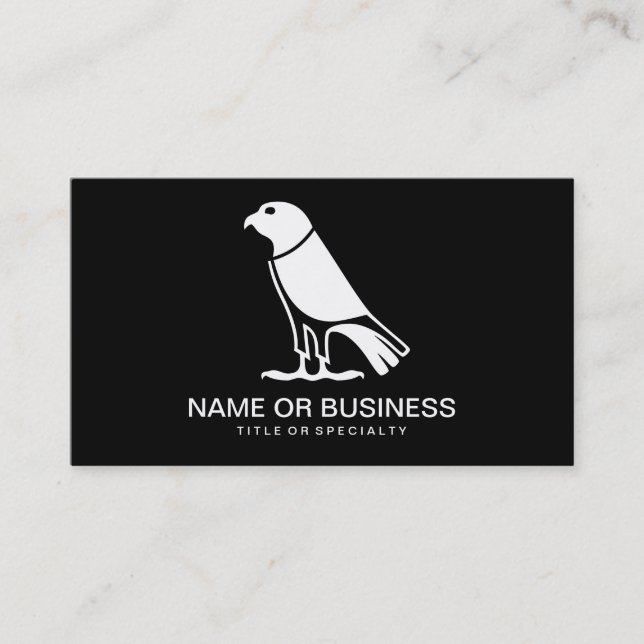 crow icon business card (Front)
