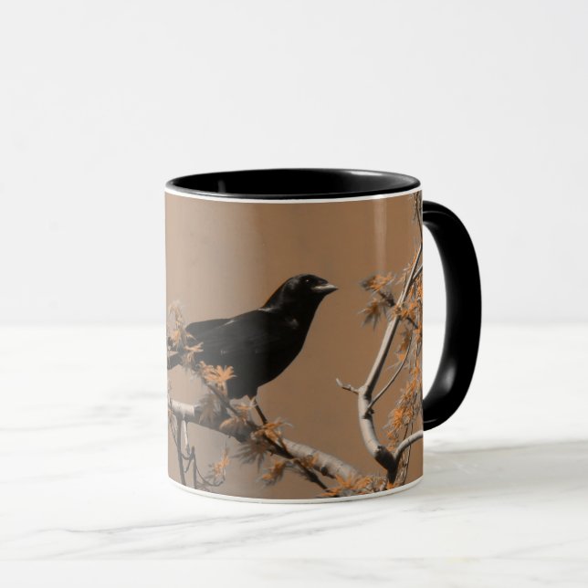 Crow In A Spring Fling Mug (Front Right)