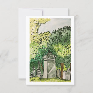 Crow in the Graveyard, Thank You Card