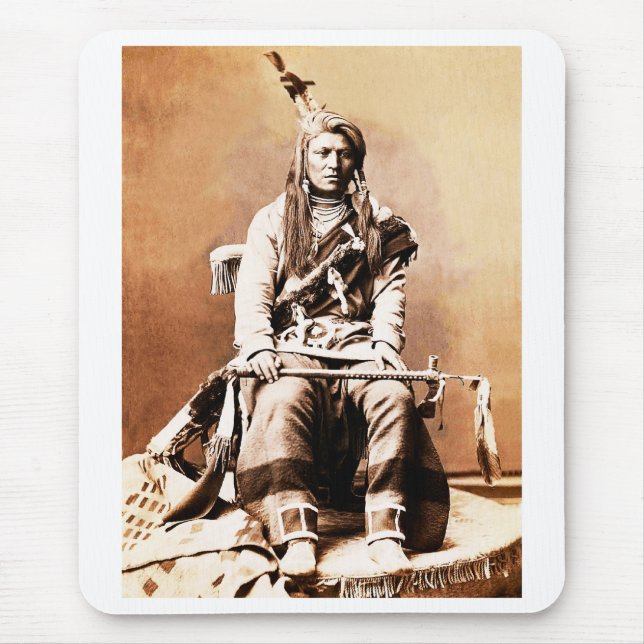 Crow indian, 1880. mouse pad (Front)