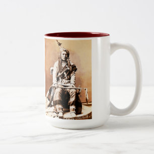 Crow indian, 1880 Two-Tone coffee mug
